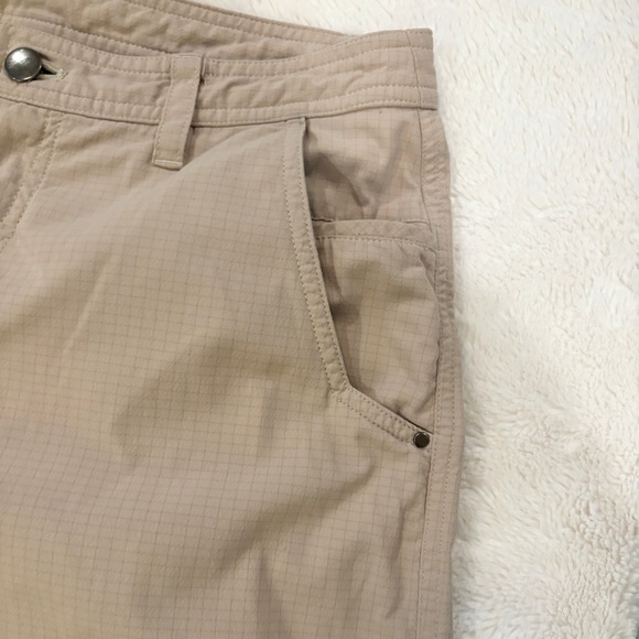 Lululemon 32 Tag Actual 30x10 Men’s Ripstop Active Performance Beige Tan Shorts - Picture 2 of 6
